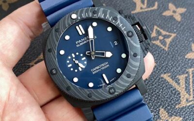 VS Factory Replica Panerai Submersible PAM 1232 Blue Carbon Watch