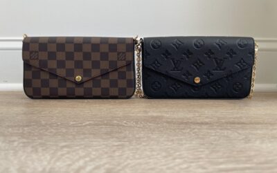 Félicie Pochettes in Damier Ebene and Mono Empireinte Review